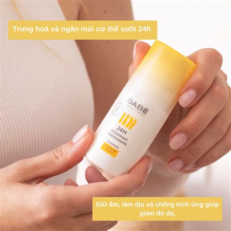 Lăn khử mùi Babe 24H Deodorant LE NGOC ANH COSMETIC