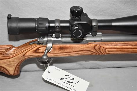 Ruger Model 77 Mark II .22 - 250 Cal Bolt Action Rifle w/ 26" bbl [ stainless finish, no sights ...