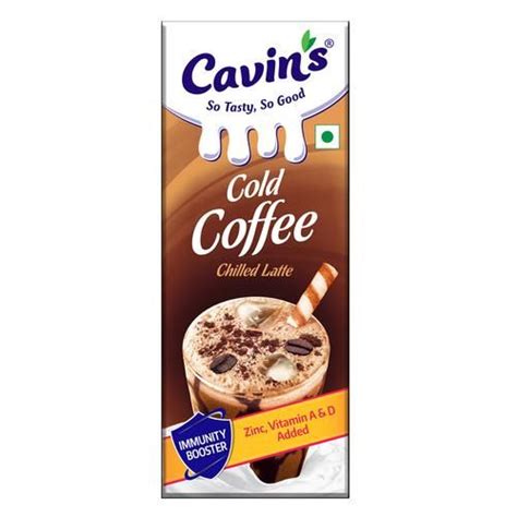 Cavins Cold Coffee Immunity Booster Chilled Latte Ml Anyfeast