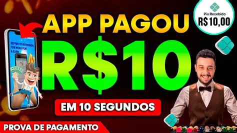 ESSE APP PAGOU R 10 Em 10 SEGUNDOS APP De JOGO Que GANHA DINHEIRO De