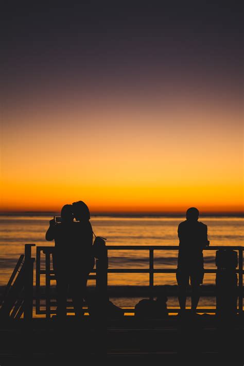 Free Images Beach Sea Coast Ocean Horizon Silhouette Sunrise