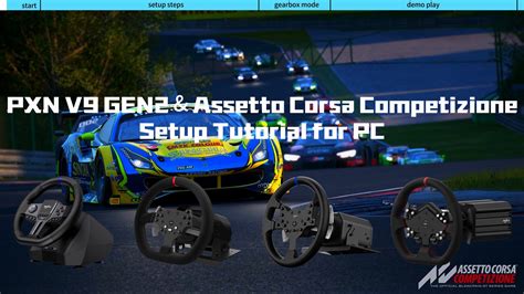 Pxn V Gen Wheel Racing Simulator Pc Assetto Corsa Competizione