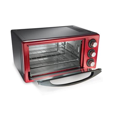 Horno Tostador Oster Tssttv Ltr Rojo Muebles Del Angel