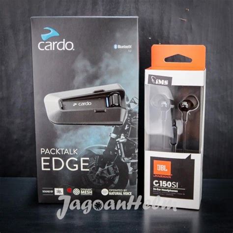 Cardo Packtalk Edge Intercom Bluetooth Communication Lazada Indonesia