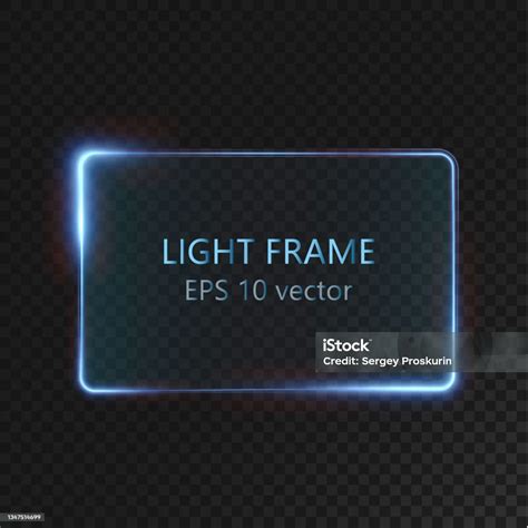 Koleksi Bingkai Biru Muda Hud Futuristik Hud Png Latar Belakang