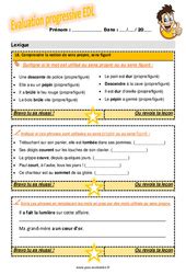 Evaluation Progressive Par Comp Tences Sens Propre Et Figur Cm Pdf