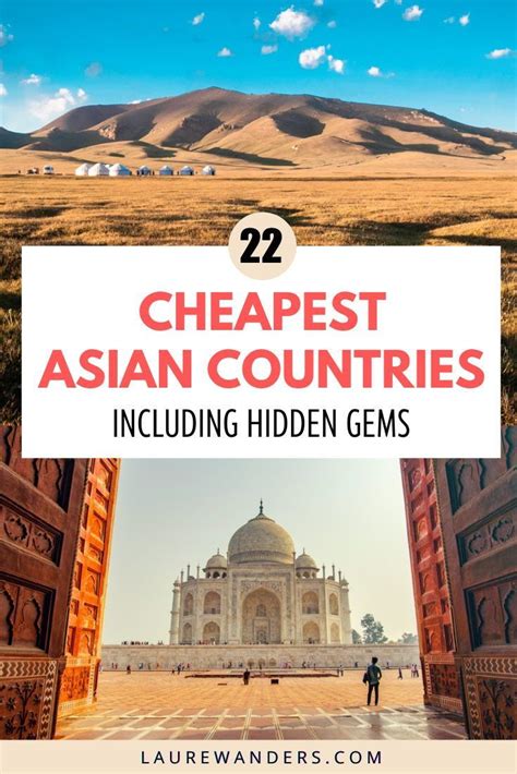 A List With The Cheapest Asian Countries To Travel To Cheap Countries