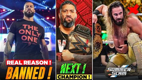 Jey Uso Next Champion Real Reason Why Roman Reigns Banned Seth