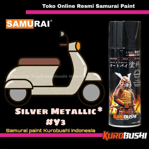 Jual Samurai Paint Silver Metallic Y Warna Perak Metalic Yamaha Cat