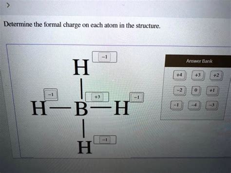 SOLVED: Determine the formal charge on each atom in the structure ...