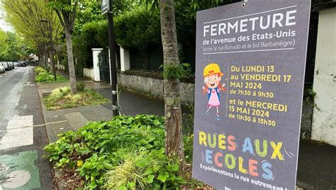 Rues aux écoles la Ville de Pau lance une expérimentation pour