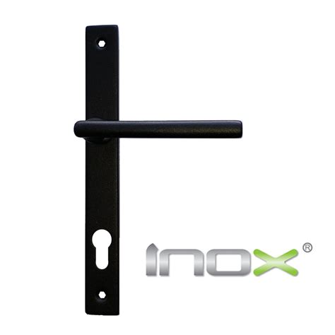Нажимные гарнитуры INOX Sunrise NPB243 для дверей черные