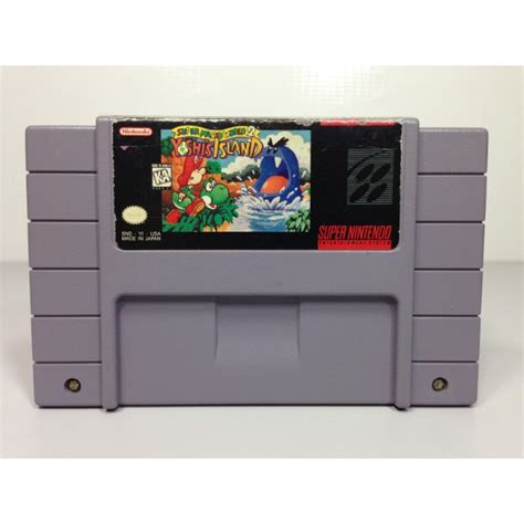 Cartucho Super Mario World Yoshi Island Nintendo Original Shopee Brasil