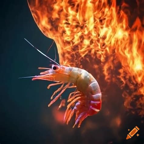 Shrimp Playing Basketball In Stormy Ocean On Craiyon