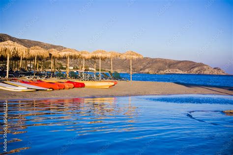 Elafonisi beach, just before the sunset, Crete Stock Photo | Adobe Stock