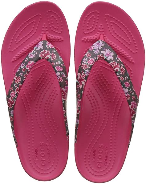 Buy Crocs Women Kadee Ii Graphic Flip W Flops At Amazon In