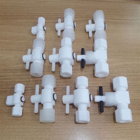 Fitting Ptfe Way Valve Ballvalve Union Adapter