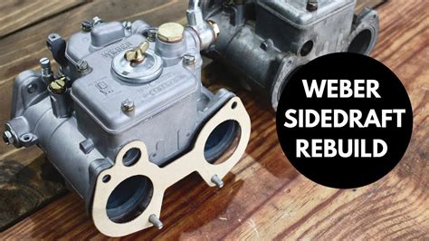 Weber Side Draft Carburettor Rebuild Alfa Gtv Youtube