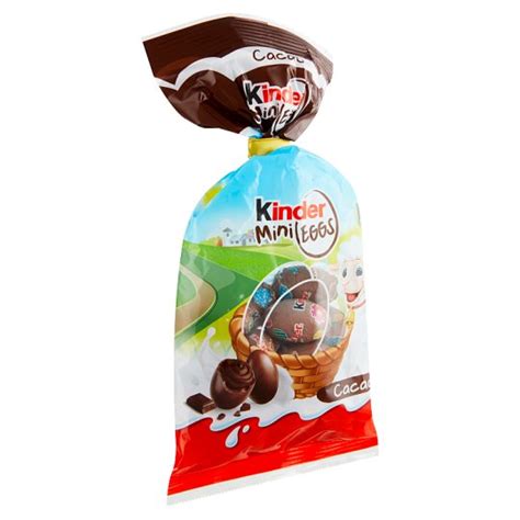 Kinder Malá Vajíčka Z Mléčné čokolády S Mléčno Kakaovo Lískooříškovou Náplní 18 Ks 100g Tesco