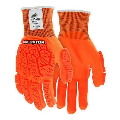 Mcr Predator Mechanics Hi Vis Impact Gloves Pd Pairs