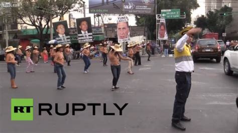 Video Link Topless Women Protest Pan Land Grab In Mexico City Pocho