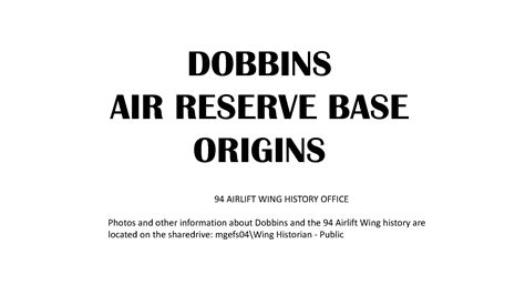 Origins Of Dobbins Dobbins Air Reserve Base Article Display