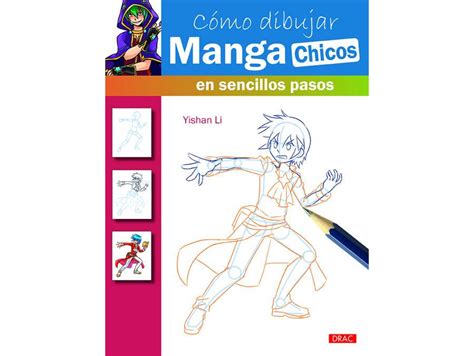 Libro Como Dibujar Manga Chicos En Sencillos Pasos de Yishan Li Español