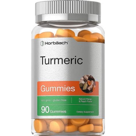 Horbaach Turmeric Curcumin with Ginger | 70 Gummies, 90 Gummies - Kroger