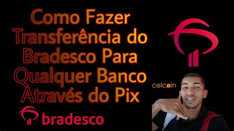 Como Fazer Transfer Ncia Do Bradesco Para Outros Banco Pelo Pix Youtube