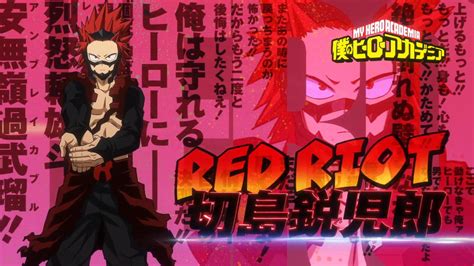 Mha Season 6 Screenshot Red Riot By Herocollector16 On Deviantart