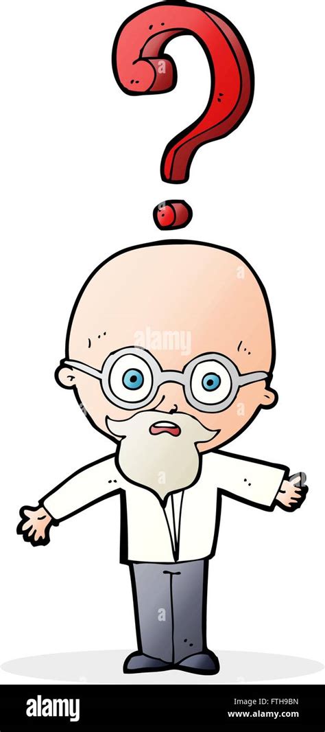 cartoon confused older man Stock Vector Image & Art - Alamy