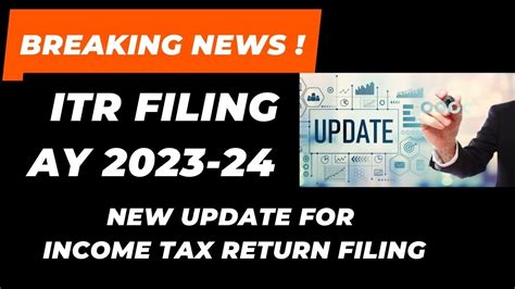 ITR FILING AY 2023 24 New Update I INCOME TAX LATEST UPDATE I CA Satbir