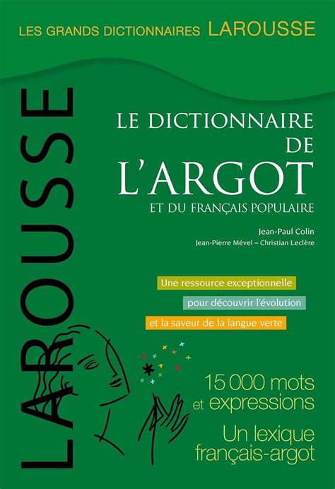 Amazon Fr Grand Dictionnaire De L Argot Colin Jean Paul Mevel