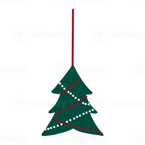 Christmas Tree Hanging Ornament 14967943 PNG