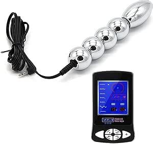 Amazon Anal Butt Plug Electric Shock Sex Machine Butt Plug Anal Beads Metal Bi Polar