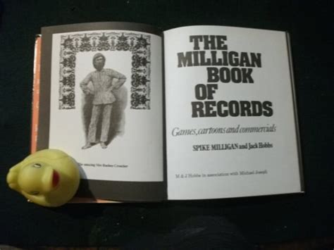 Hardcover Spike Milligan First Editions The Milligan Book Of Records