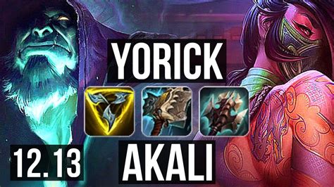 Yorick Vs Akali Top Rank 2 Yorick 1 7m Mastery 600 Games