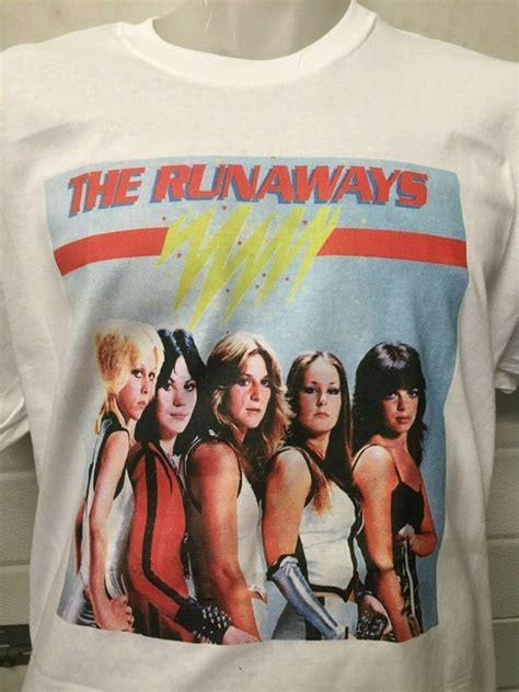 The Runaways All Girl Rock Band Music T Shirt Etsy