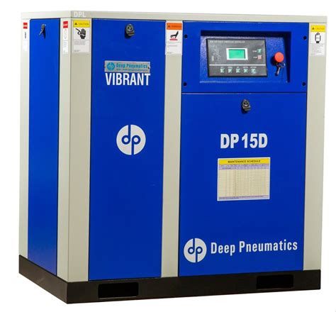 DEEP PNEUMATICS AC Three Phase Screw Air Compressor Maximum Flow Rate