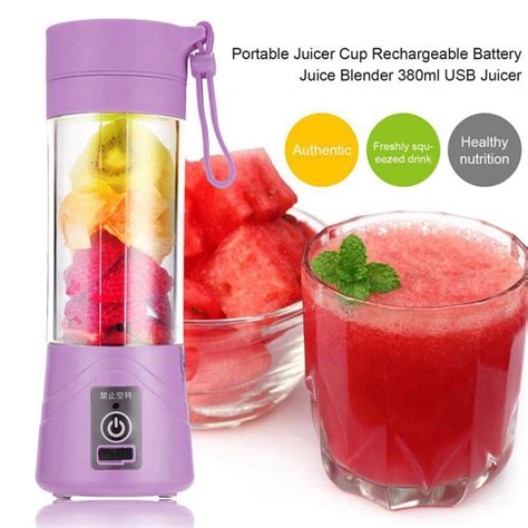 Portable Blender Usb Mixer Electric Juicer Machine Smoothie Blender