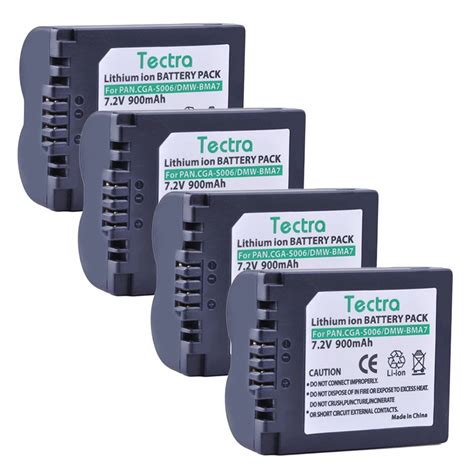 Tectra Pcs Cga S Cga S Dmw Bma Li Ion Camera Battery For