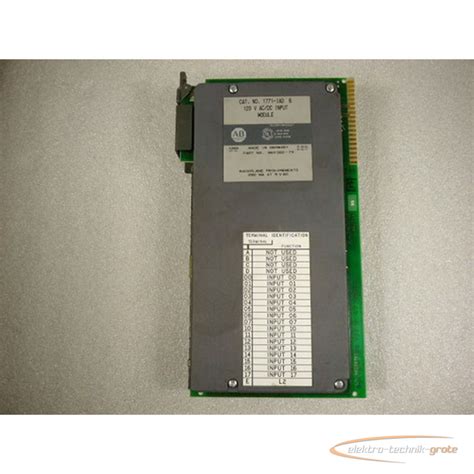 Allen Bradley 1771 IAD B 120V AC DC Input Modules 18 56