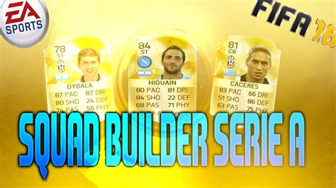 Squad Builder Serie A K Mi Mejor Equipo Fifa Ultimate Team