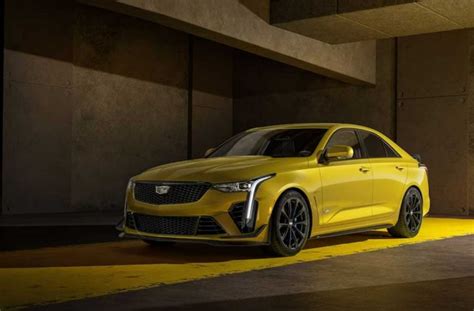 Heres The 2024 Cadillac Ct4 V Blackwing In Cyber Yellow