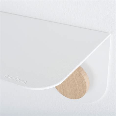 Etagère murale Hook chêne blanc 70 cm Gazzda