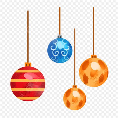 Christmas Ball Ornaments Clipart PNG Images Colored Ball Ornaments