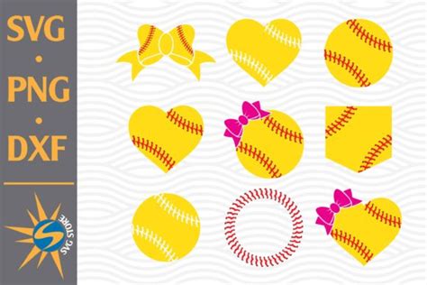 Softball Svg Cut Files Download Free Svg Cut Files