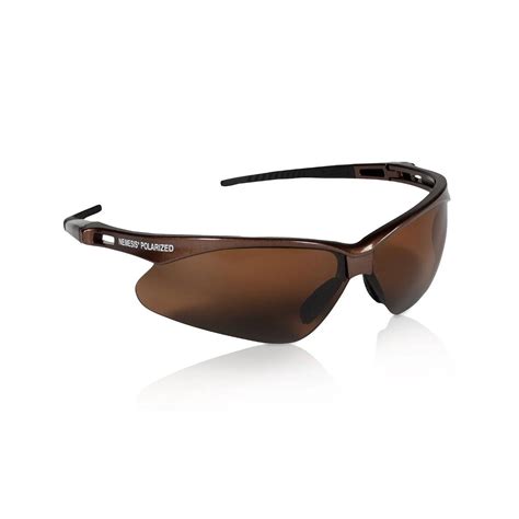 Kleenguard™ Nemesis™ Polarized Safety Glasses Brown Frame Brown Lens