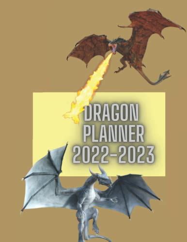 Dragon Planner Dragon Cover Design Year Planner Organizer