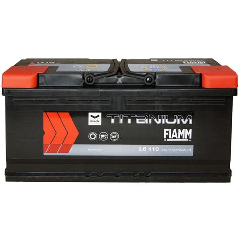 Batterie Fiamm Black Titanium V Ah A X X Mm